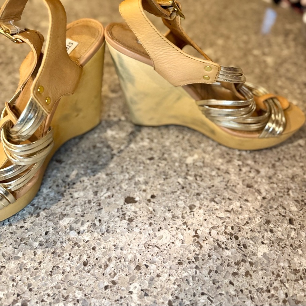 Steve Madden Wooden Wedges - Size 8 ⭐👠 - Picture 4 of 10